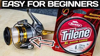 How to Spool a Spinning Reel | TIPS to Help Beginners!