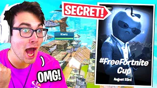 I played in the #FreeFortnite CUP and DOMINATED... (secret skin)