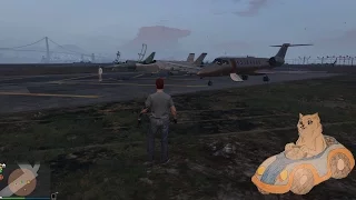 Grand Theft Auto V Hydra Vs besra Vs Golden Plane