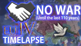 NO WARS | Europa Universalis 4 AI Only Timelapse