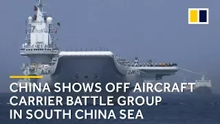 China to stage live-fire drills in warning to Taiwan after biggest naval parade in country’s history