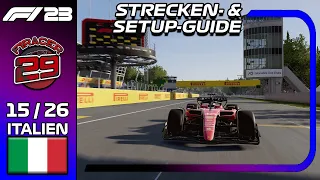 Strecken- & Setup-Guide | Italien | 1:18.619 | F1 23 Gameplay [DE]