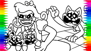 Smiling Critters and Miss Delight New Coloring Pages / Coloring Poppy Playtime Chapter 3 / NCS Music