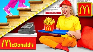 Abrí un McDonald's en mi Casa | Desafíos Divertidos por Multi DO Challenge