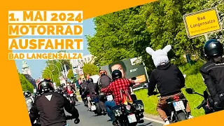 Motorrad Ausfahrt am 1. Mai 2024 - Abfahrt in Bad Langensalza