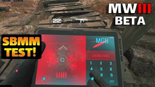 MW3 Beta SBMM TEST: MGB! *Nuke* on ESTATE! reverse boosted PS5 Gameplay