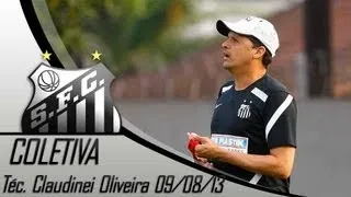 Coletiva de Imprensa do técnico Claudinei Oliveira (09/08/13)