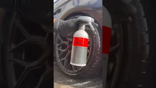 Cleaning the Vossens with Koch Chemie Magic Wheel Cleaner #asmr #audi #vossen