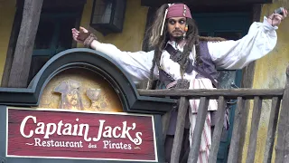 [4K] Captain Jack's Restaurant - Pirates of the Caribbean - Disneyland Paris