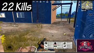 PUBG Mobile 22 KILLS SOLO vs SQUAD MINI14 8X IS BROKEN