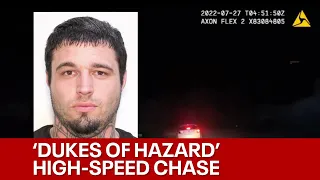 Dashcam captures 'reckless' high-speed chase through yards in Coweta County