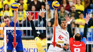 TOP 30 Line Shot | Line Spike Best Volleyball Attacks Over The Line | World League 2017