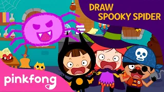 Haunted House & Draw a Spider | Halloween Songs | Pinkfong Songs for Children