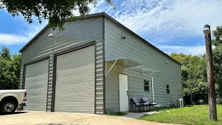 Upgrading and outfitting my 30x50 steel workshop. major changes