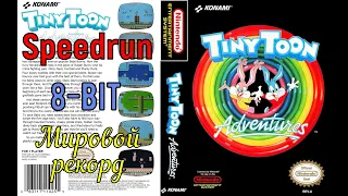 "Tiny Toon Adventures" (NES) Dendy Speedrun Мировой рекорд- "Тини Тун" Нинтендо Денди Спидран рекорд