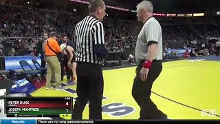 2020 NYS DI 99-pound State Wrestling Finals: Peter PJ Duke - Carmel vs Joseph Manfredi - Herricks