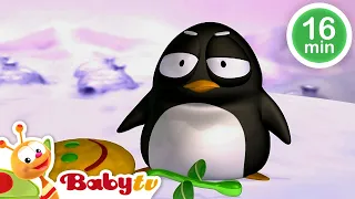 Juega junto a Pim y Pimba los pingüinos 🐧​🐧​ | Dibujos animados para niños 🤪​​ | @BabyTVSP