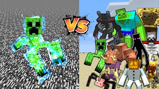 Charged Mutant Creeper Vs Mutant Beasts and Mutant More in Minecraft