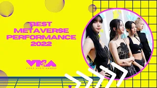 BLACKPINK WINNING BEST METAVERSE PERFORMANCE ACCEPTANCE FULL | MTV VMAS 2022