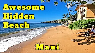 Awesome Hidden Beach Maui. Haycraft Beach. Maalaea Harbor