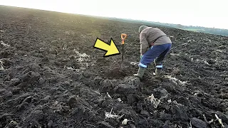 Батя без находок с поля не уйдет.Коп с minelab equinox 800