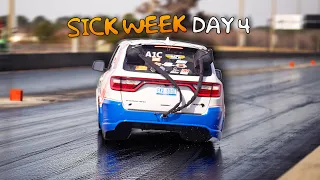 SIDEWAYS at 100MPH, Tesla with Twin Turbo BIG BLOCK, and MORE!  | Sick Week Day 4