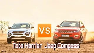 TATA HARRIER VS JEEP COMPASS  🔥||DRAG RACE