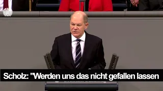 Scholz: "Werden uns das nicht gefallen lassen" | Widerstand gegen "enthemmte Extremisten"