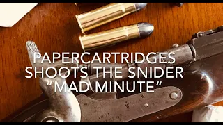 A “Mad Minute” with the .577 Snider