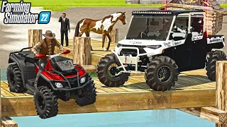 OFF-ROAD UNDERCOVER POLICE CHASE | FARMING SIMULATOR 22