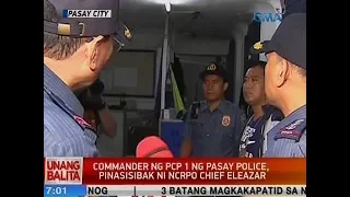 UB: Commander ng PCP 1 ng Pasay Police, pinasisibak ni NCRPO Chief Eleazar