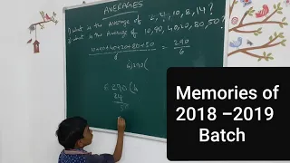 Memories of 2018-2019 Batch  @ N.N.Coaching Institution