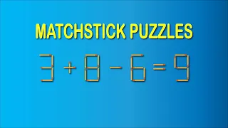 5 MATCHSTICK PUZZLE THAT WILL BLOW YOUR MIND