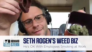 Seth Rogen Is Cool With His Employees Smoking Weed at Work