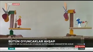 Türkiye'nin ilk ekolojik oyuncak kütüphanesi Osmaniye'de