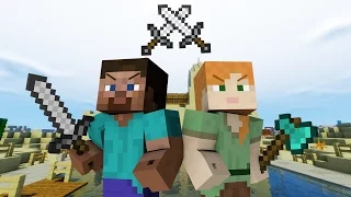 Alex VS Steve - Minecraft PART 3