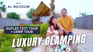 BAB AL NOJOUM Al Hudayriyat Island | Villa Tent Tour + Campground Tour | Enchanting Luxury Glamping