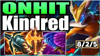 Onhit Kindred Jungle Destroys Rammus! Tank Shredder Onhit Carry Build! - League Of Legends