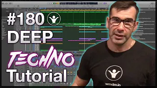 🏁 How to make Deep Techno | Live Electronic Music Tutorial 180