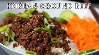 Easy Korean Ground Beef Bowls | Delicious & Spicy Recipe