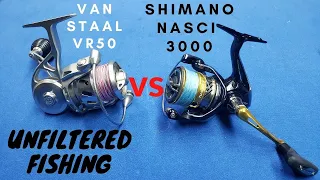 VAN STAAL VR50 VS SHIMANO NASCI 3000