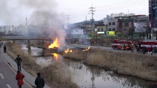 [우이천화재/119 소방관 활동] korea firefighter/extinguish a fire