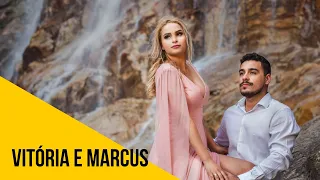 Pré-casamento na Cachoeira do Cerrado - Vitória e Marcus