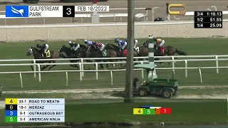 Gulfstream Park February 18, 2022 Race 3