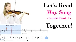 May Song - with Synchronized Sheet Music - slowly!