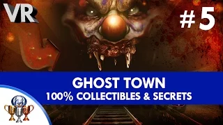 Until Dawn Rush of Blood 100% Psychotic -  Collectibles (All Skittles & Secrets) - Ghost Town