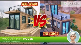 Modern wooden mini-house TheSims 4 Speedbuild / Современный деревянный мини-дом