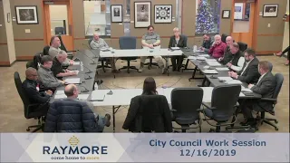 City Council Work Session 12/16/2019