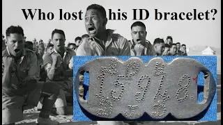 A mysterious WWII identification bracelet found in the Deserts of Egypt -serial number 15948 Alamein