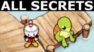 Cuphead - All Secrets - Hidden Coins & Shortcuts, Black & White, 2-Strip, Quartet & Piano Theme